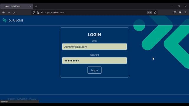 Project News CMS Website смотреть онлайн