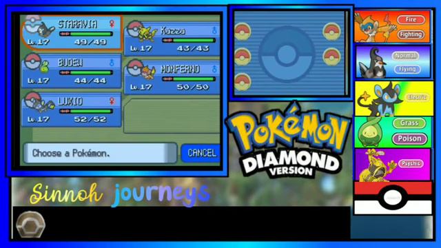 defeating gardenia 2nd badge{Pokemon diamond}part 8 смотреть онлайн