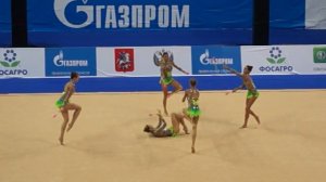 Group  seniors Russia Гран При по художественной гимнастике 2013