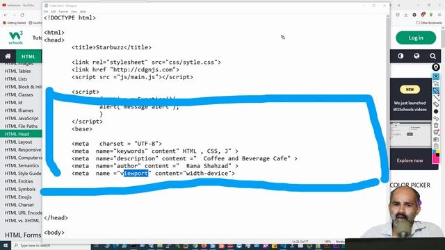 HTML Complete Course | HTML | Head Element & Meta Tag | Class - 25 | اردو / हिंदी`