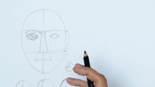 Как нарисовать лицо человека. Урок скетчинга.