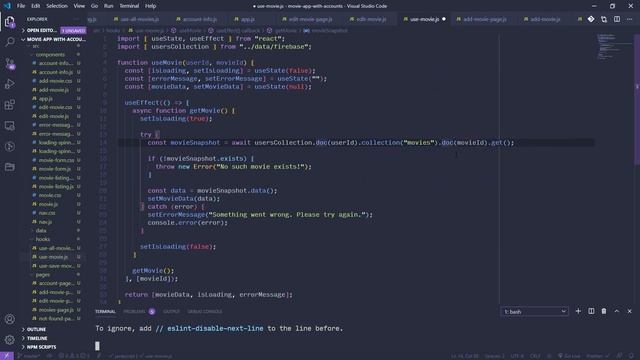 FA20 Code Sprint C: Week 02 - Movie Rating App - Authentication & Refactoring Data смотреть онлайн