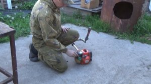 Ремонт бензотриммера Husqvarna 125R