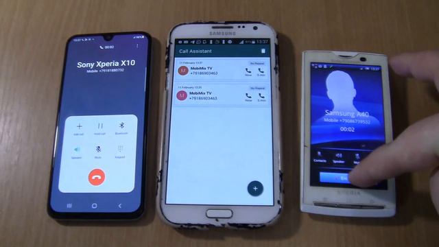 Samsung Galaxy Note 2 MIUI incoming call via Fake call+ Samsung Galaxy A40+Sony Xperia X10 смотреть онлайн