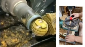 Как точить и сверлить шарики из дерева