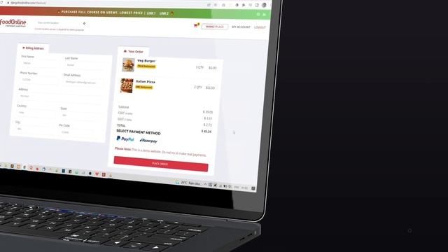 Django Restaurant Website | Multi-Vendor Restaurant System | Python Django Framework