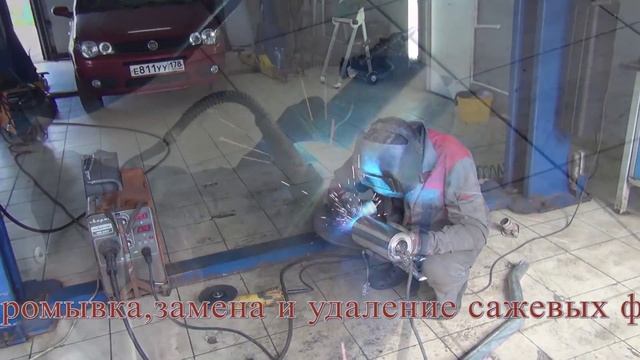 Замена катализаторов на пламегасители на Subaru Forester .Замена катализаторов на Subaru в СПБ. смотреть онлайн