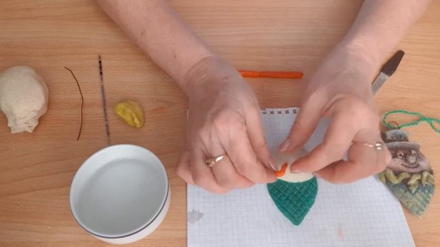 Елочная игрушка из соленого теста "Мороженое" смотреть онлайн