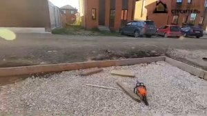 Монтаж бетонной парковки