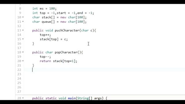 Day 18: Queues and Stacks | 30 Days of Coding | HackerRank | Java Languag смотреть онлайн