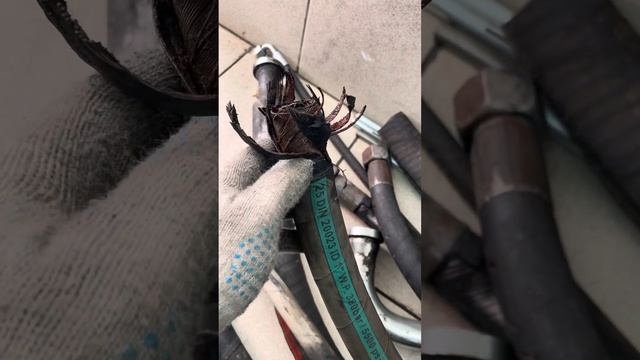 Последствия неправильного обжима навивочного рукава высокого давления РВД. смотреть онлайн