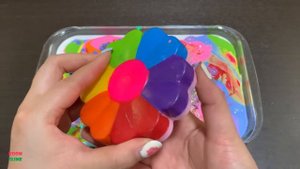 EYE SHADOW AND GLITTER AND CLAY Mixing Random Things Into GLOSSY Slime 5361.mp4