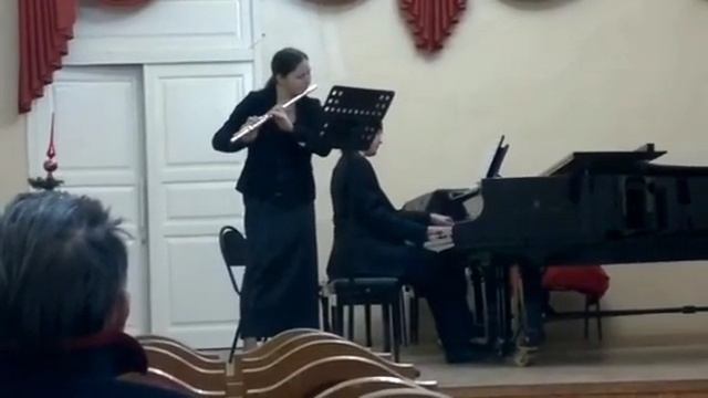 Claude Debussy - Prelude to the Afternoon of a Faun for flute and piano/Галина Костягина