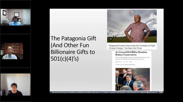 Year-End Tax Planning for the Wealthy and 501(c)(4) Social Welfare Organizations смотреть онлайн