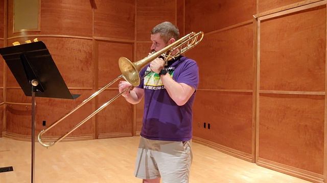Dr. John Shanks - 2023-2024 TMEA Tenor Trombone Etude no. 2 смотреть онлайн