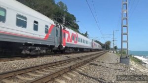 Видеосборник поездов Черноморского побережья у Вардане