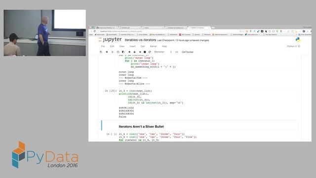 Steve Holden - Iterables and Iterators: Going Loopy With Python