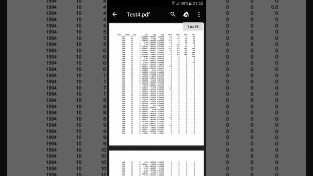 Конвертер таблиц в PDF
