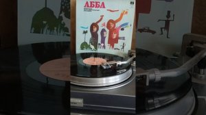 #винил #мелодия #группа АББА #мне интересно(девушка с золотыми волосами)1975г.