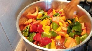 ЛЕЧО с ТОМАТНОЙ ПАСТОЙ?ПРОСТО и ВКУСНО? СВЕТОФОР в ПОМОЩЬ