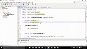 Java Swing Bangla Tutorial 86 : JToggleButton (part-1)