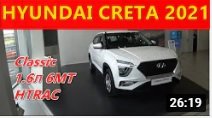 НОВАЯ Hyundai CRETA 2021 в базе Classic на механике с полным приводом что входит совсем голая
