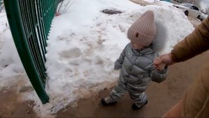 Первый день в детском саду. Матвей пошел в сад в 2 года и 2 месяца.