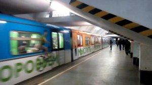 Москва 1938 станция метро Таганская кольцевой линии зима день