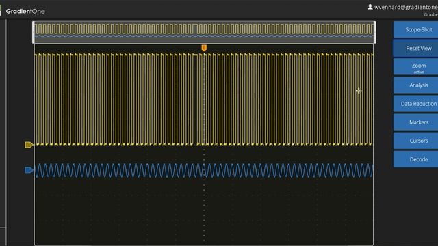 Analyzing Rigol DS1054Z Oscilloscope Waveforms Using JavaScript/D3