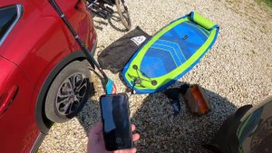 Можно ли качать SUP автомобильным компрессором? Беркут Р24 и переходник для ПВХ-лодки за 300р