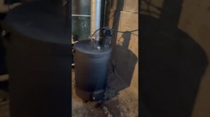 печь на отработке с автоматикой