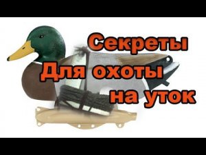 Удобная оснастка для утиных чучел. Результат, удачная охота!