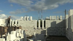 Чудо-клей ilmax 2000. Легко ли оторвать приклеенный газоблок. Дом из газоблока, строю в одиночку.