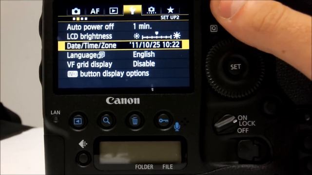 Canon EOS 1D X Digital SLR Menus смотреть онлайн