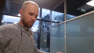 Подготовка помещения к заливке второго слоя Полиплан 1001. Новосибирск.