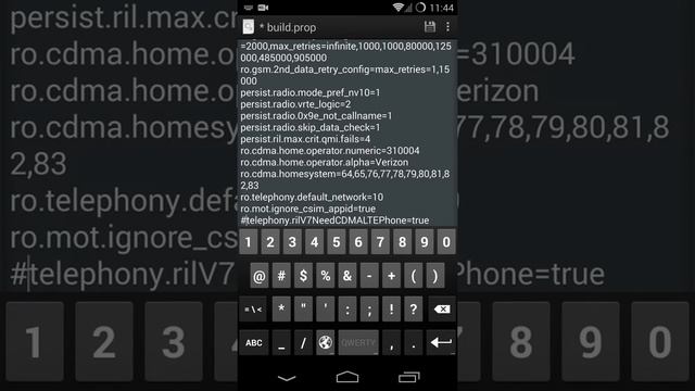 Включаем GSM на CDMA-устройствах правкой build.prop Android 4.4