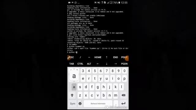 Cara DDOS lewat Termux Menggunakan hammer 2018-2019 1000% work смотреть онлайн
