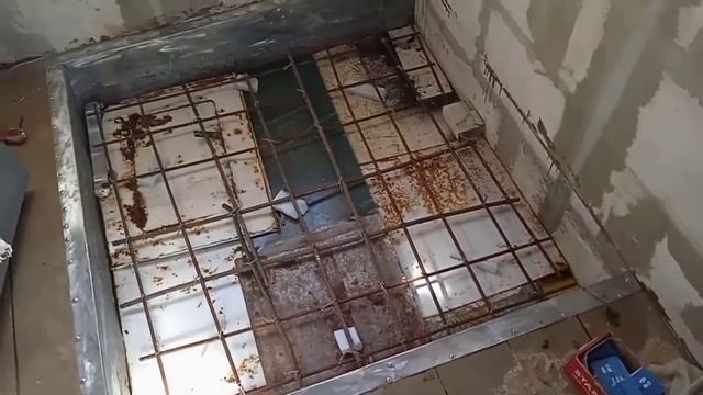 2. Монолитная плита под котел. Твердотопливный котел. Отопление с нуля #отоплениевдоме