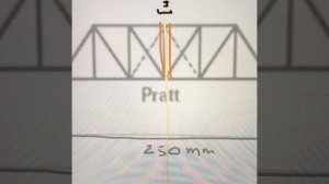 Orthographic drawing: #3 Sideview of the dowel bridge