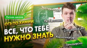 ВСЁ про ОГЭ-2025 по химии: структура, документы, разбалловка | Летняя школа 100Б | Вадим Едемский