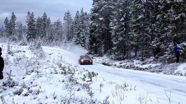 Kris Meeke and Paul Nagle Citroen C3 WRC test for Rally Sweden 2017 смотреть онлайн
