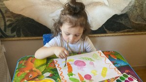 РИСУЕМ ОВОЩИ КРАСКАМИ