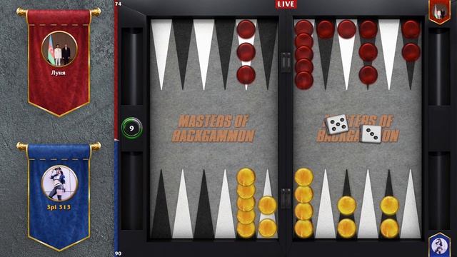 Backgammon Masters Tavla tournament [2019.06.03] 3pi 313 vs Луня [Gameplay footage] смотреть онлайн
