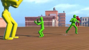 Smart AI Fights ULTRA NPC in OVERGROWTH! (with active ragdoll physics)