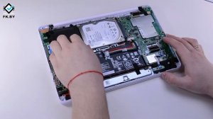 Разборка ноутбука ASUS Eeebook E202SA. Замена HDD, установка SSD. Disassembly Asus E202SA