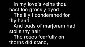 Sonnet 99 by William Shakespeare