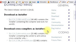 Free Pascal как установить