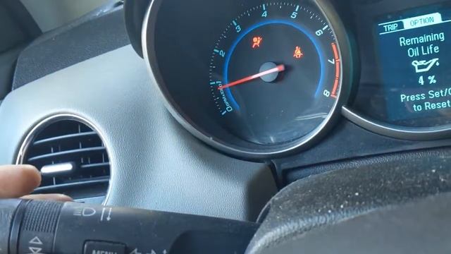 2013 Chevy Cruze oil reset смотреть онлайн