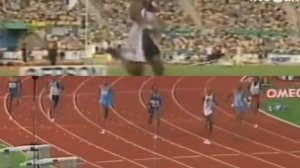 Michael Johnson vs Butch Reynolds 400m Speed Comparison