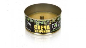 Свеча уличная от комаров в жестяной банке, цитронела (Help) обзор 80011